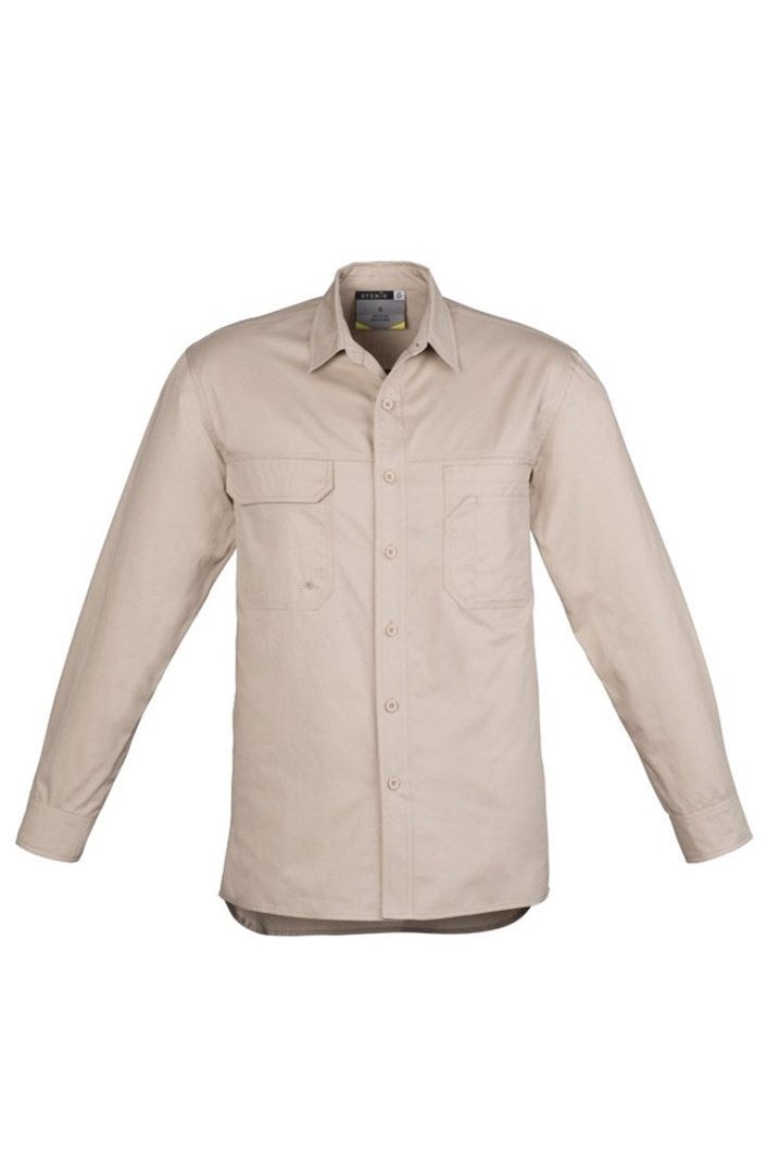 Syzmik Tradie Shirt Cotton Long Sleeve - ZW121 | Syzmik | Fashion Biz Online
