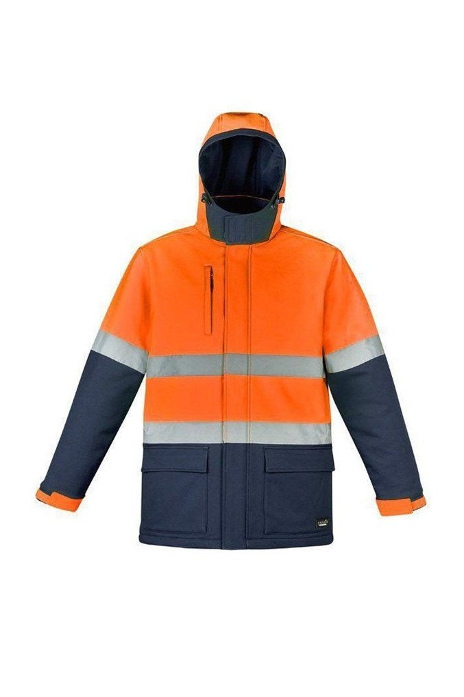 Syzmik Unisex Hi Vis Antarctic Softshell Taped Jacket - ZJ553 | Syzmik | Fashion Biz Online