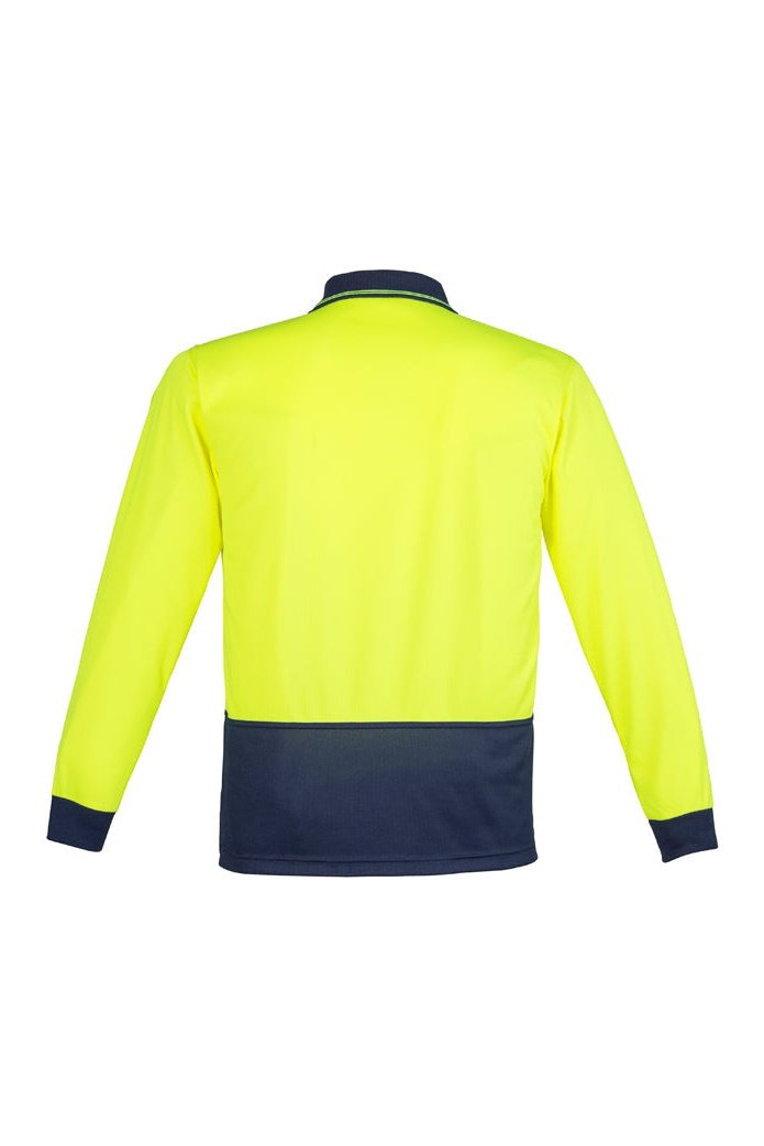 Syzmik Unisex Hi Vis Basic Spliced Polo - Long Sleeve - ZH232 | Syzmik | Fashion Biz Online