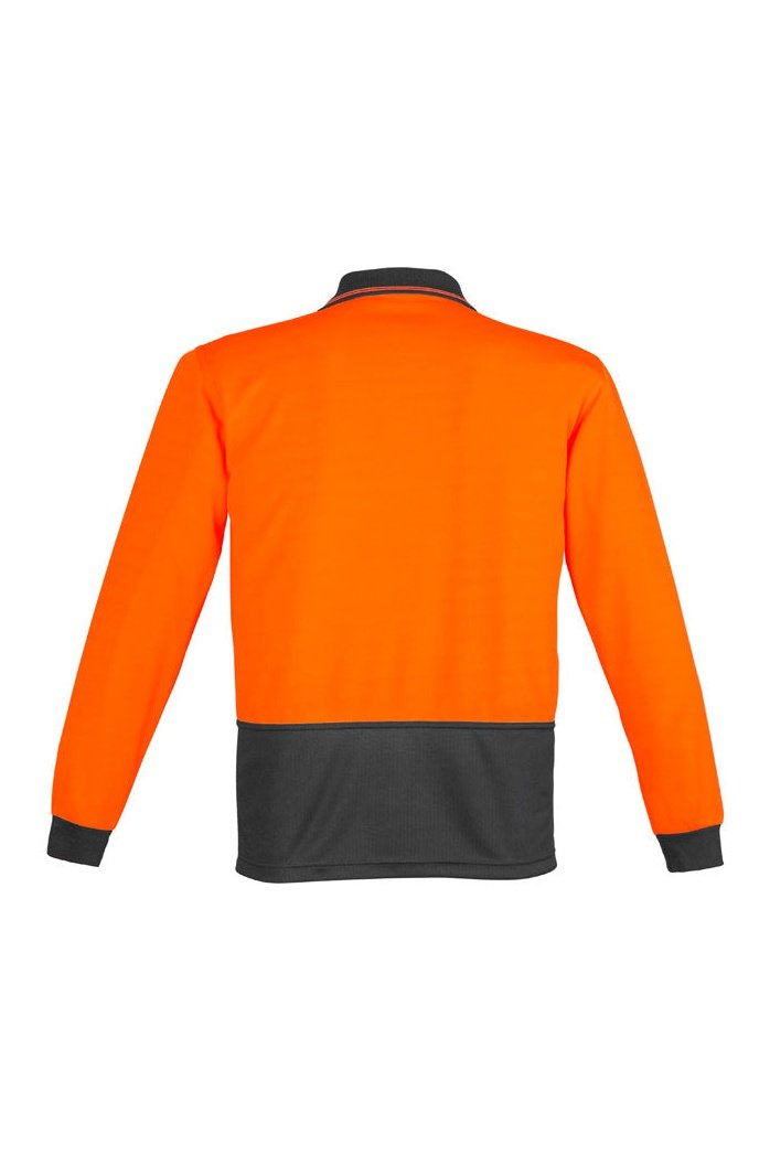 Syzmik Unisex Hi Vis Basic Spliced Polo - Long Sleeve - ZH232 | Syzmik | Fashion Biz Online