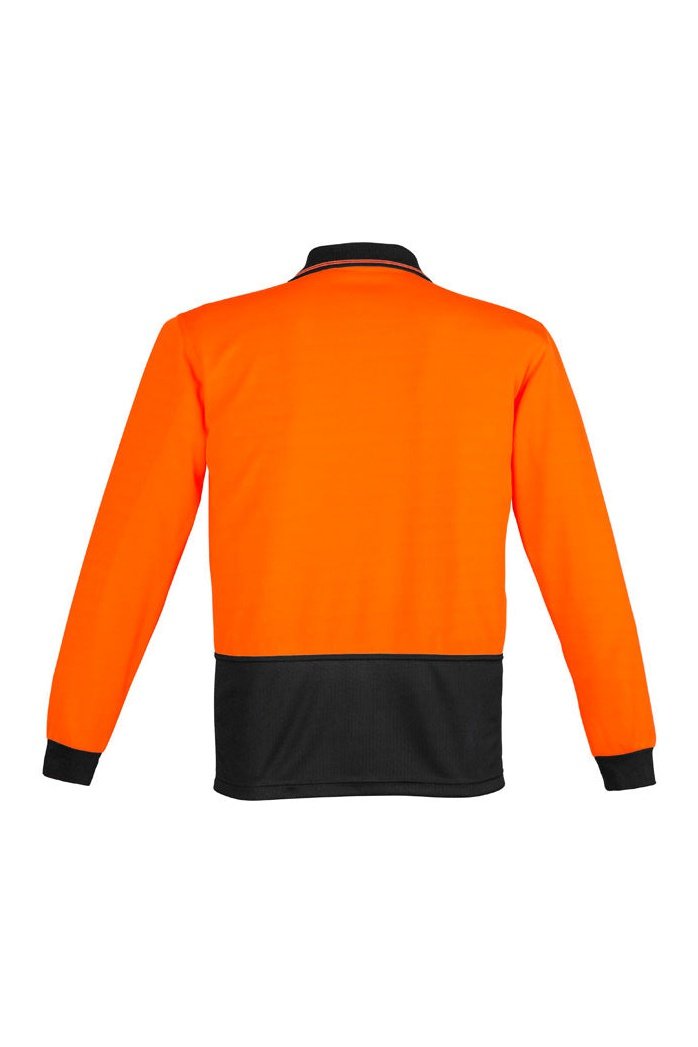 Syzmik Unisex Hi Vis Basic Spliced Polo - Long Sleeve - ZH232 | Syzmik | Fashion Biz Online