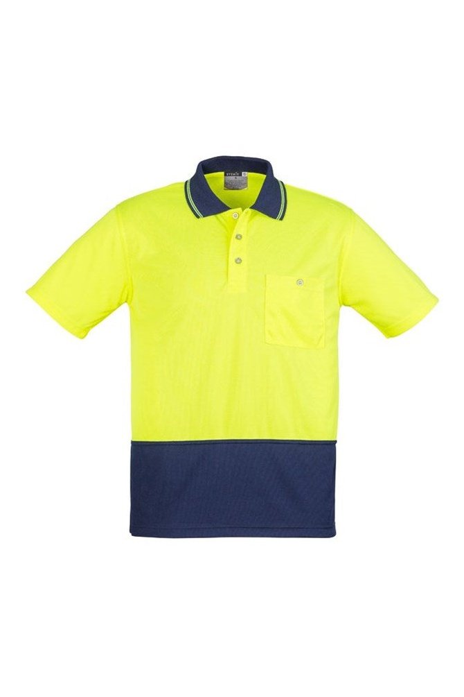 Syzmik Unisex Hi Vis Basic Spliced Polo - Short Sleeve - ZH231 | Syzmik | Fashion Biz Online