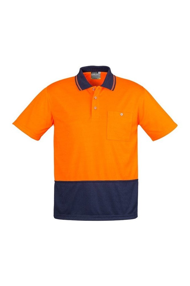Syzmik Unisex Hi Vis Basic Spliced Polo - Short Sleeve - ZH231 | Syzmik | Fashion Biz Online