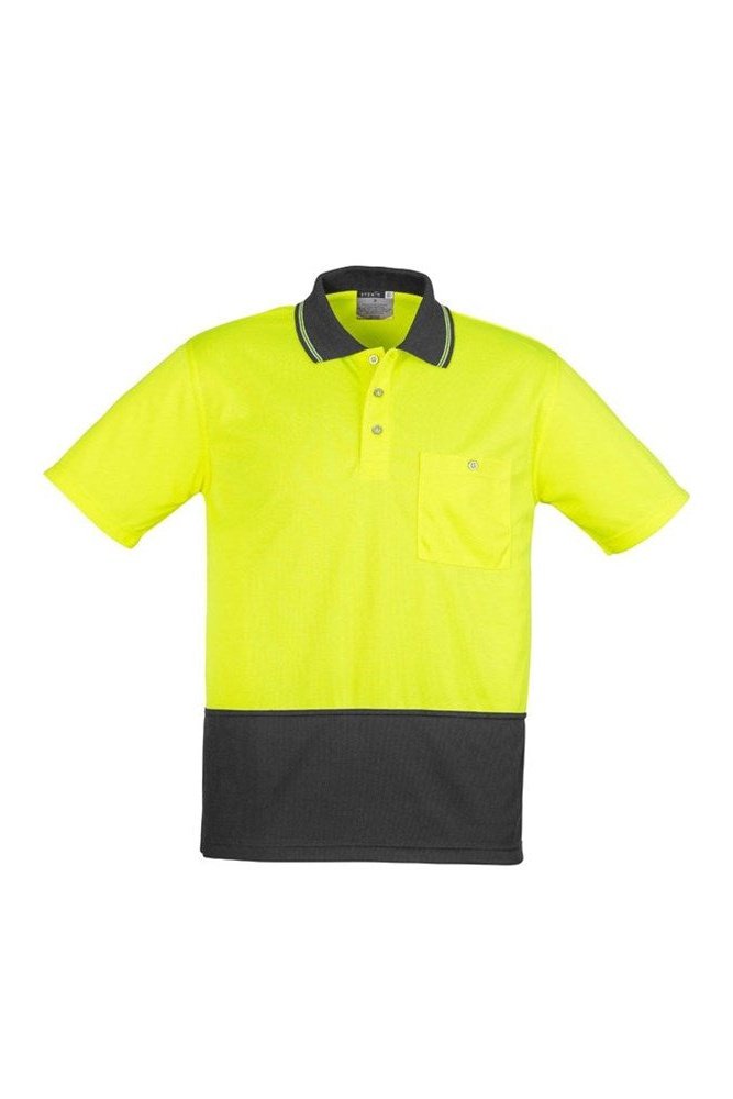 Syzmik Unisex Hi Vis Basic Spliced Polo - Short Sleeve - ZH231 | Syzmik | Fashion Biz Online
