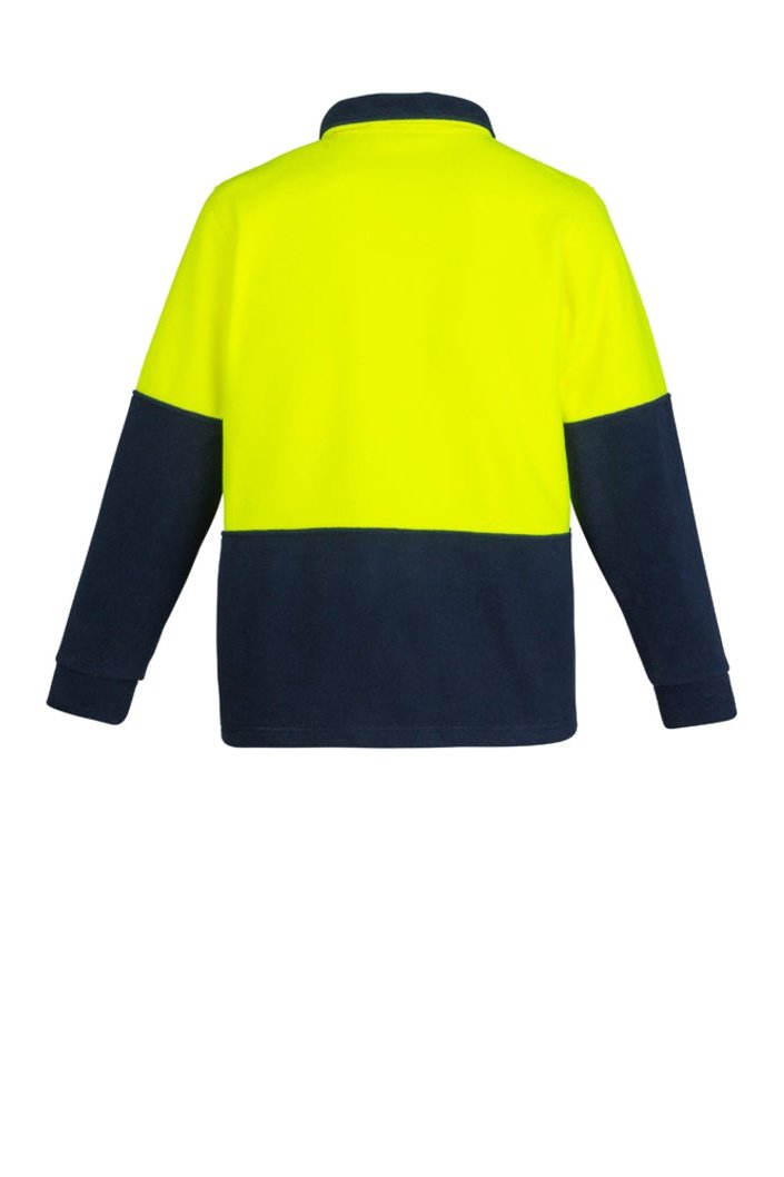 Syzmik Unisex Hi Vis Half Zip Polar Fleece Jumper ZT460 | Syzmik | Fashion Biz Online