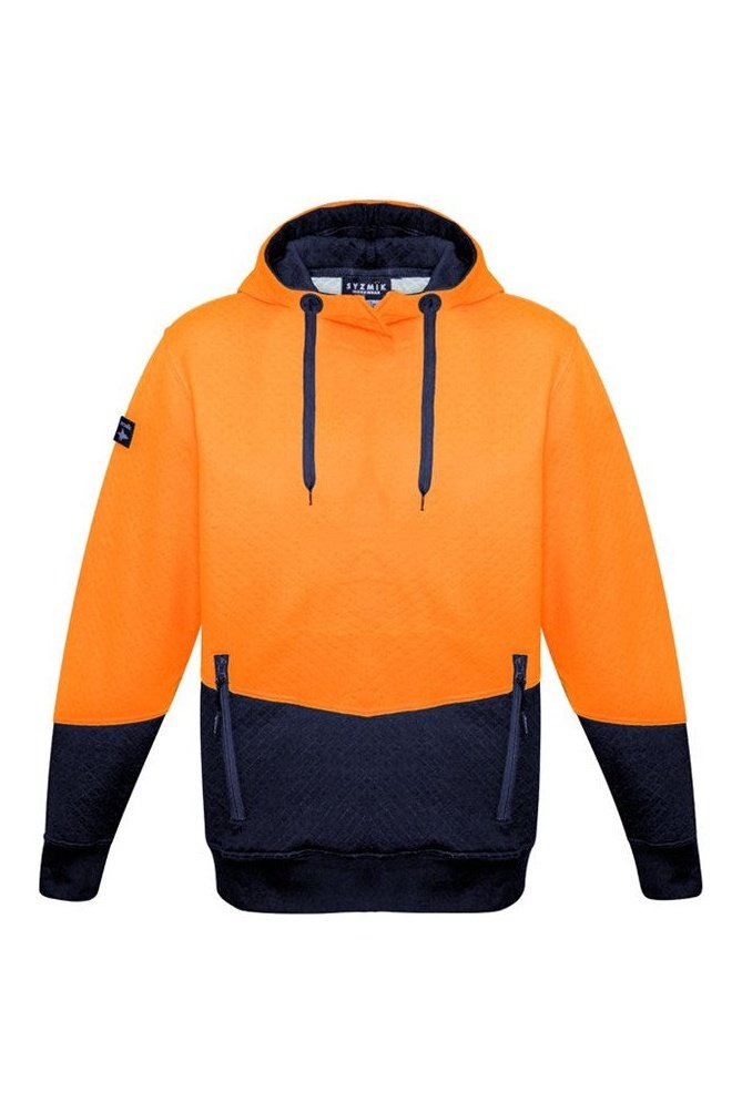 Syzmik Unisex Hi Vis Textured Jacquard Hoodie ZT477 | Syzmik | Fashion Biz Online