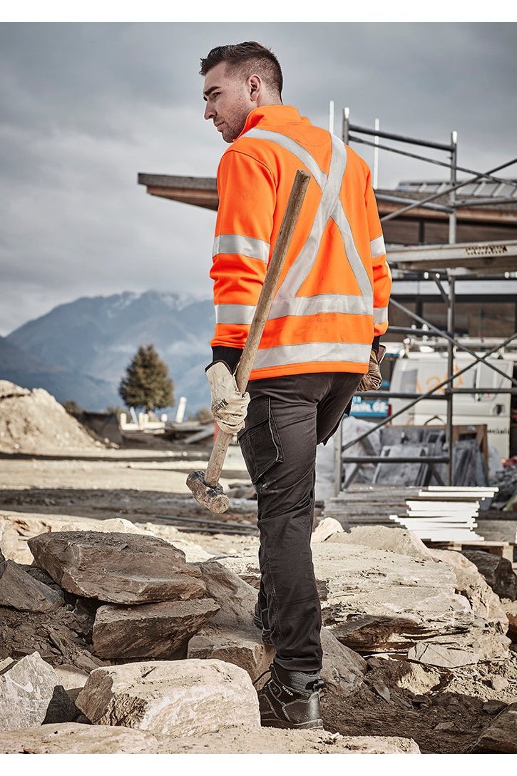 Syzmik Unisex Hi Vis X Back Rail Jumper - ZT660 | Syzmik | Fashion Biz Online