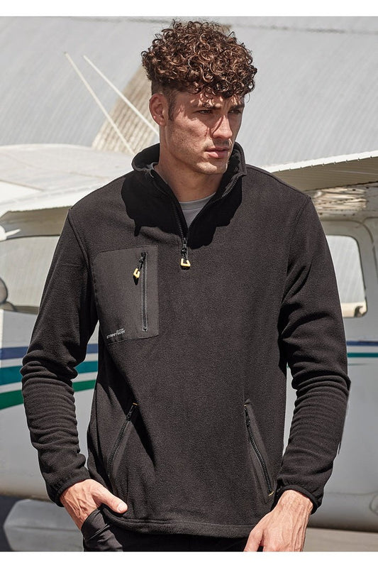 Syzmik Unisex Streetworx Lightweight 1/4 Zip Polar Fleece - ZT210 | Syzmik | Fashion Biz Online