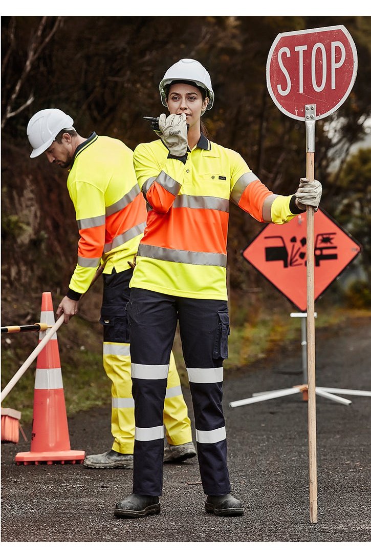 Syzmik Womens Bio Motion Hi Vis Taped Pant ZP720 | Syzmik | Fashion Biz Online