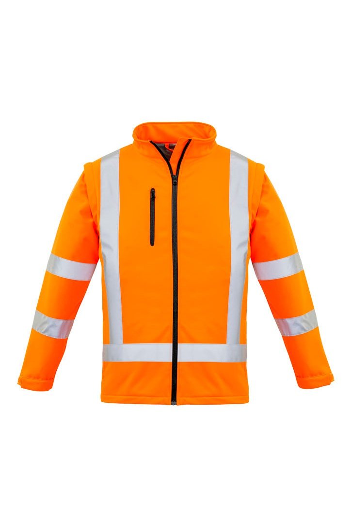 Syzmik Womens Hi Vis Rail X Back 2 in 1 Softshell Jacket - ZJ770 | Syzmik | Fashion Biz Online