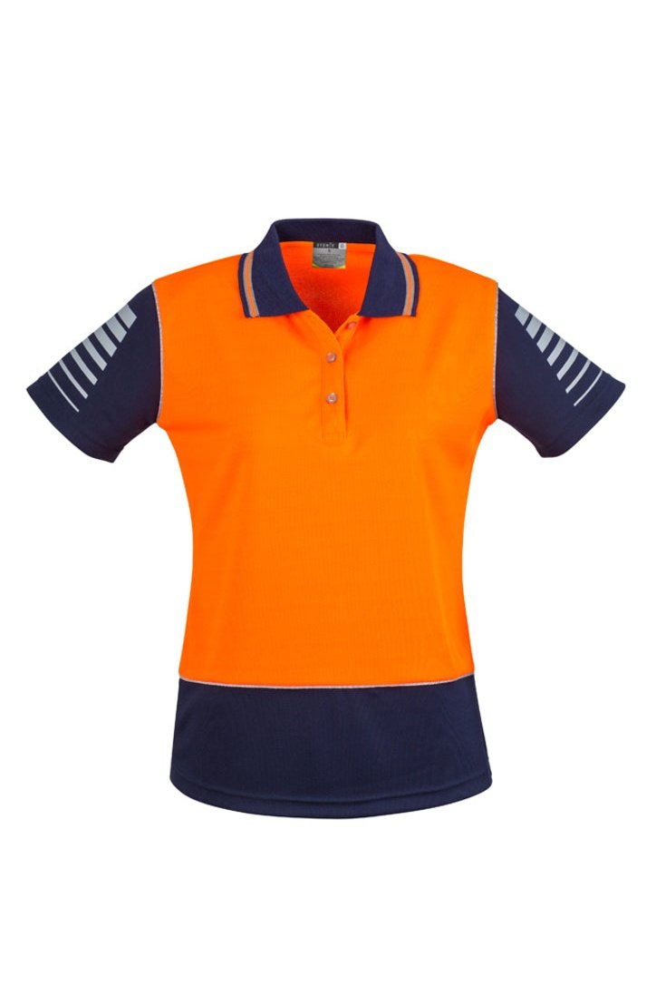 Syzmik Womens Hi Vis Zone Polo - ZHL236 | Syzmik | Fashion Biz Online