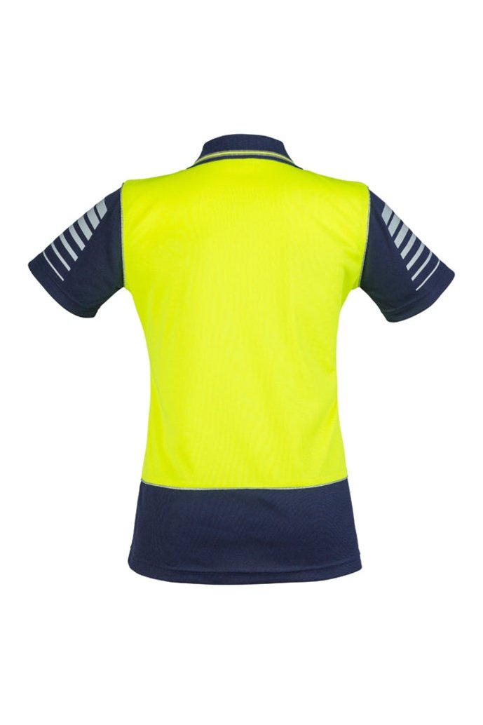 Syzmik Womens Hi Vis Zone Polo - ZHL236 | Syzmik | Fashion Biz Online