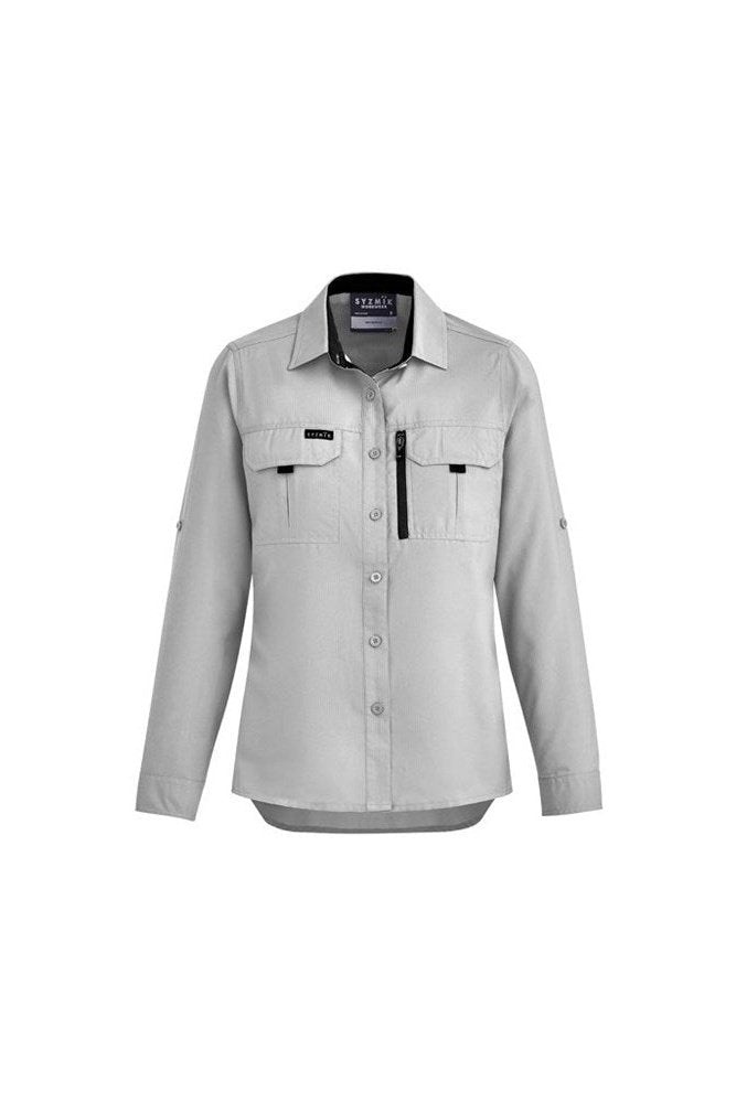 Syzmik Womens Outdoor Long Sleeve Shirt ZW760 | Syzmik | Fashion Biz Online