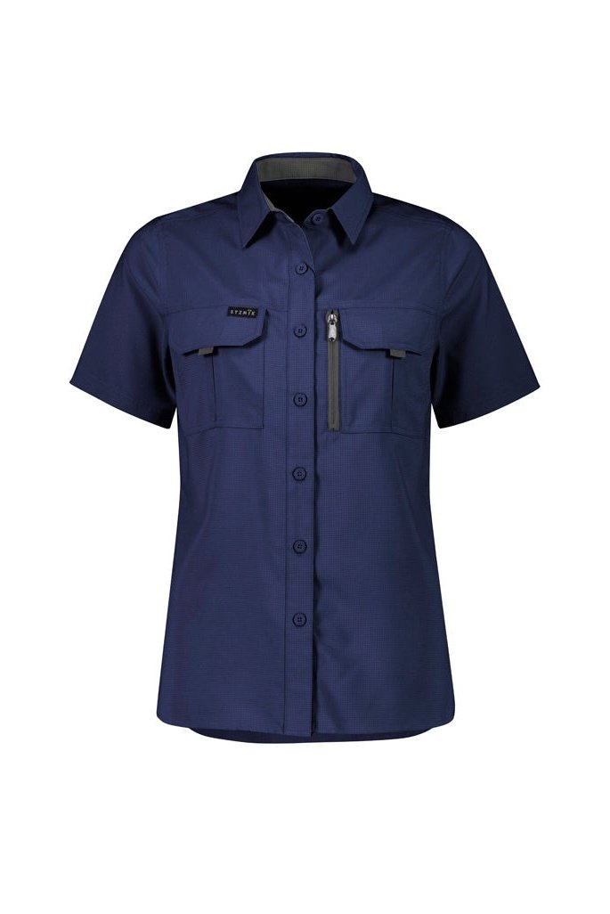 Syzmik Womens Outdoor Short Sleeve Shirt - ZW765 | Syzmik | Fashion Biz Online