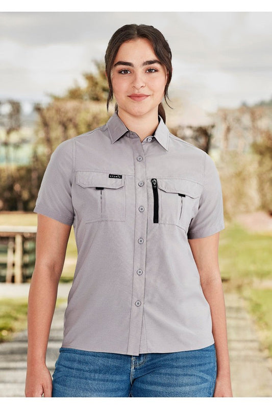 Syzmik Womens Outdoor Short Sleeve Shirt - ZW765 | Syzmik | Fashion Biz Online