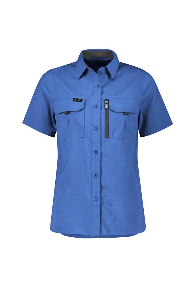 Syzmik Womens Outdoor Short Sleeve Shirt - ZW765 | Syzmik | Fashion Biz Online