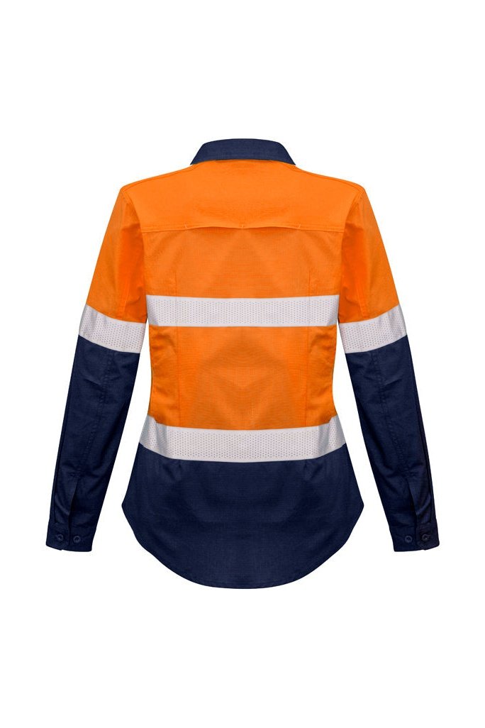 Syzmik Womens Rugged Cooling Taped Hi Vis Spliced Shirt ZW720 | Syzmik | Fashion Biz Online