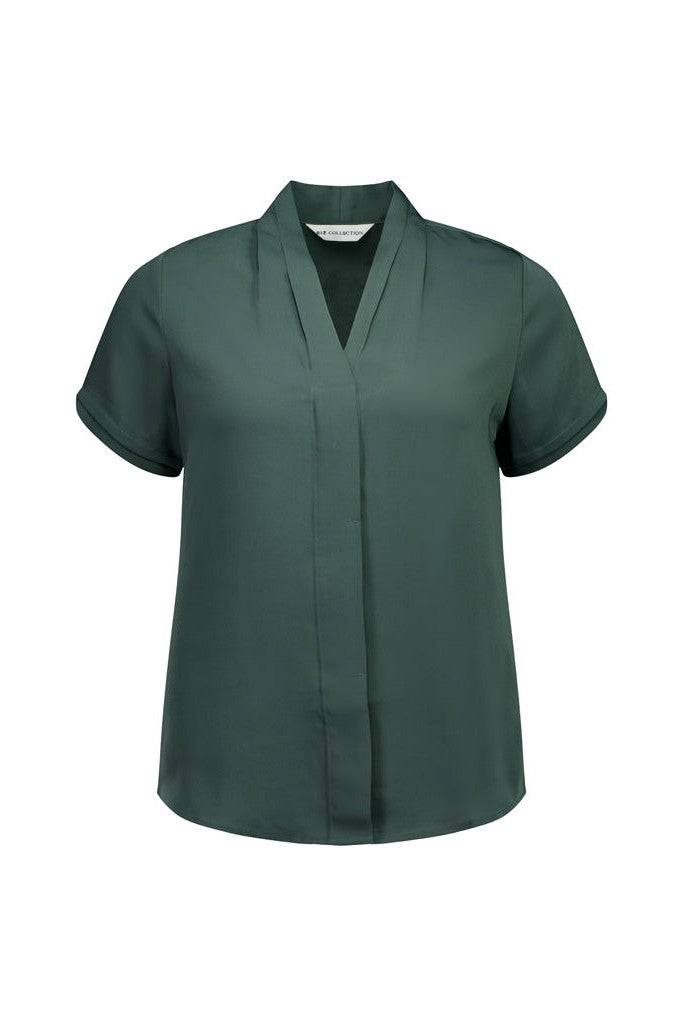 Biz Collection Madison Ladies Short Sleeve Blouse - S628LS - Seafoam