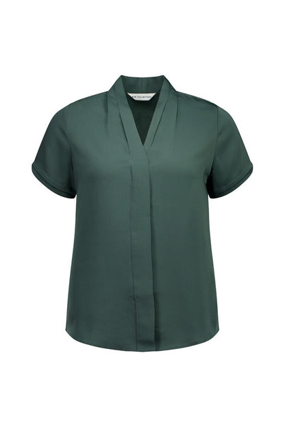 Biz Collection Madison Ladies Short Sleeve Blouse - S628LS - Seafoam