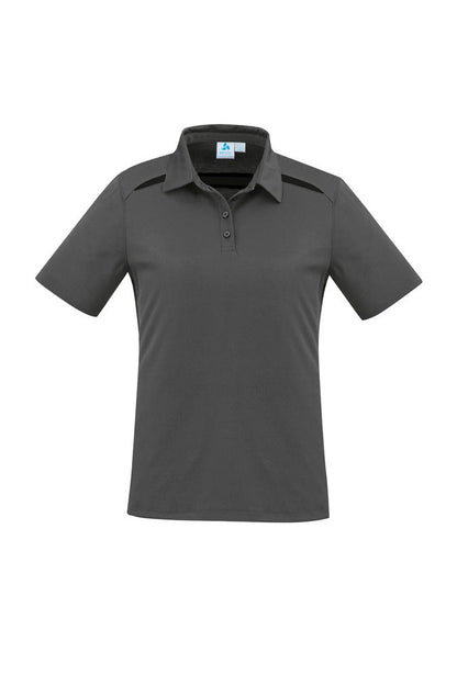 Biz Collection Ladies Sonar Polo - P901LS - Grey/Black
