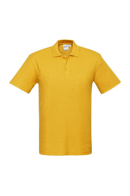 Biz Collection Mens Crew Polo - P400MS - Gold