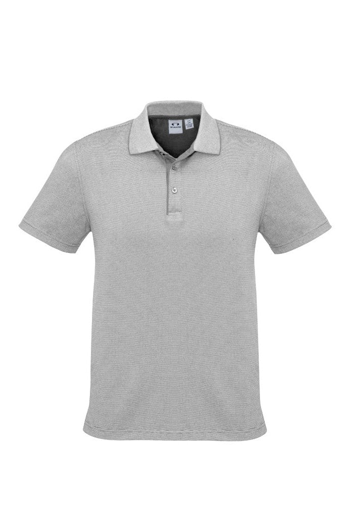 Biz Collection Mens Shadow Polo - P501MS - Silver Grey