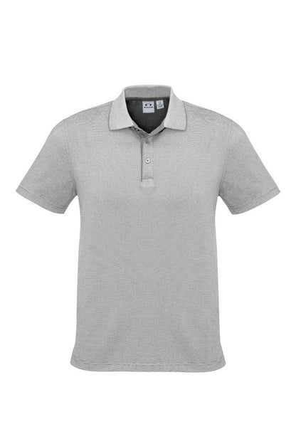 Biz Collection Mens Shadow Polo - P501MS - Silver Grey