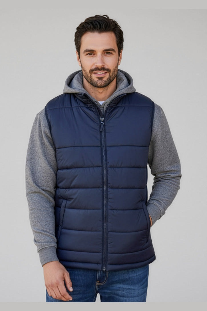  Biz Collection Alpine Mens Puffer Vest - J211M | Biz Collection | Fashion Biz Online