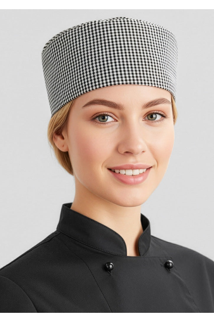 Biz Collection Flat Top Chef Cap - CH238 | Biz Collection | Fashion Biz Online