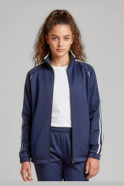  Biz Collection Kids Flash Track Top - J3150B | Biz Collection | Fashion Biz Online