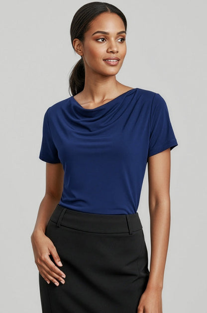  Biz Collection Ladies Ava Drape Knit Top - K625LS | Biz Collection | Fashion Biz Online