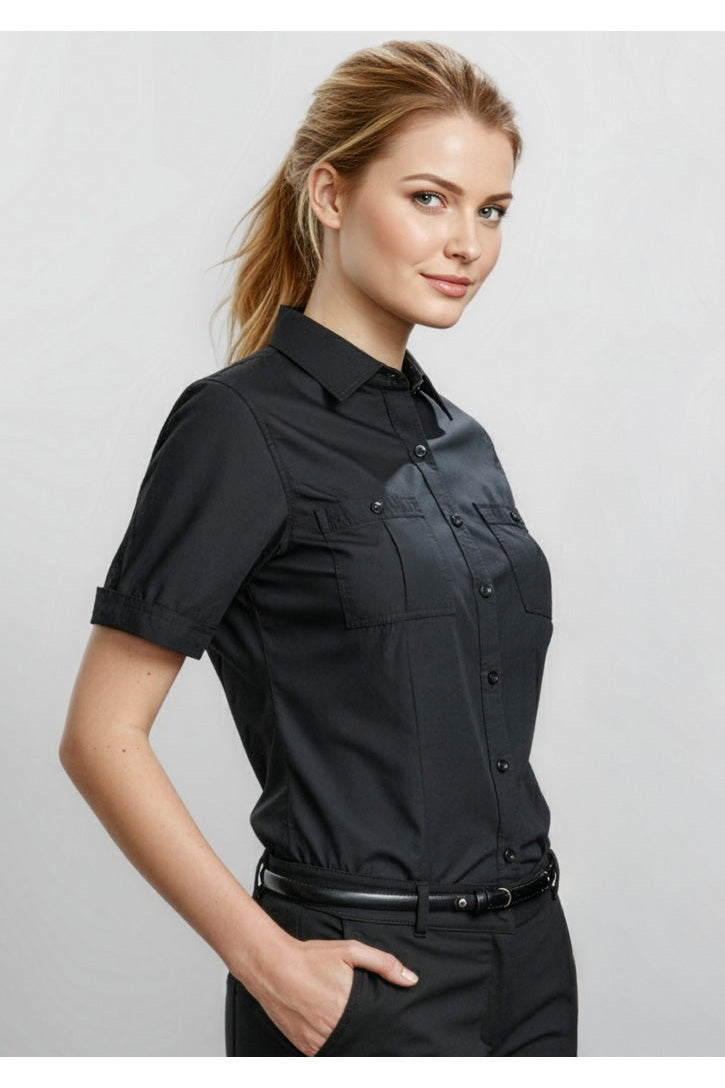  Biz Collection Ladies Bondi Short Sleeve Shirt - S306LS | Biz Collection | Fashion Biz Online