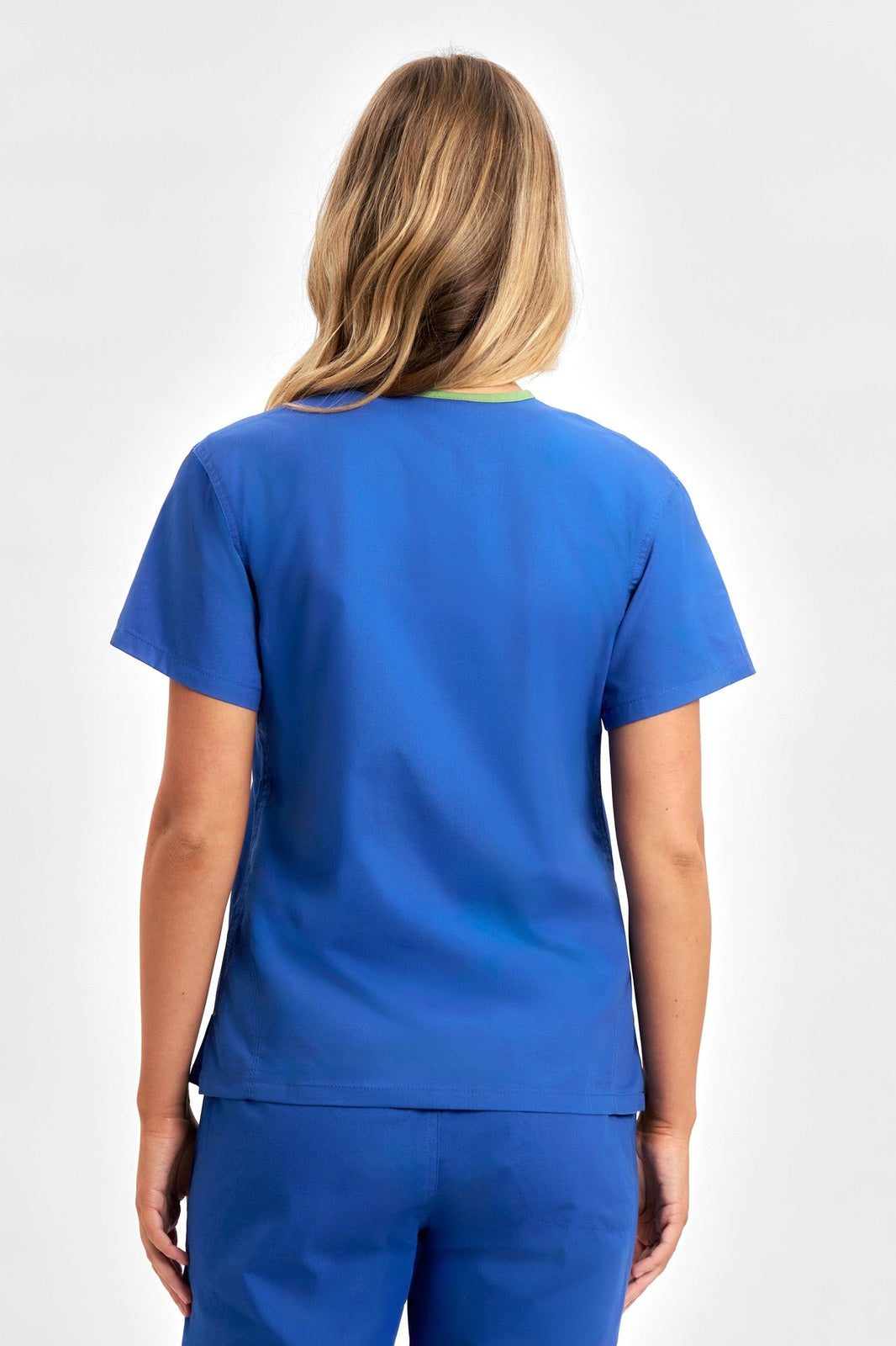  Biz Collection Ladies Contrast Crossover Scrubs Top - H10722 | Biz Collection | Fashion Biz Online