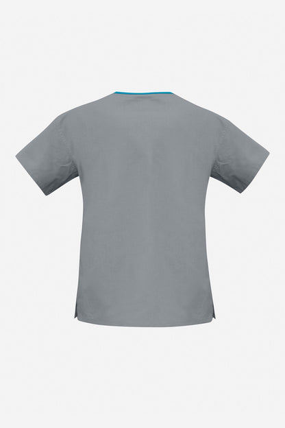  Biz Collection Ladies Contrast Crossover Scrubs Top - H10722 | Biz Collection | Fashion Biz Online