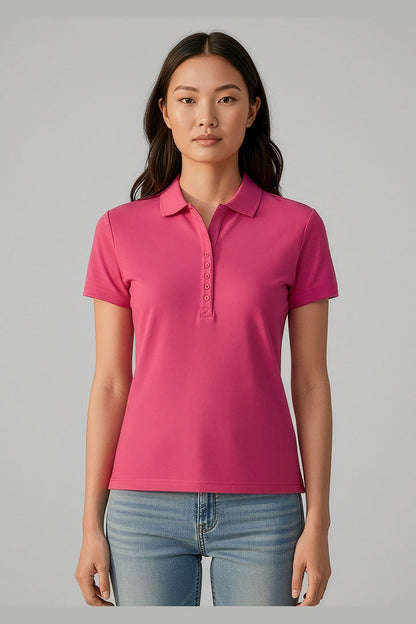  Biz Collection Ladies Crew Polo - P400LS | Biz Collection | Fashion Biz Online