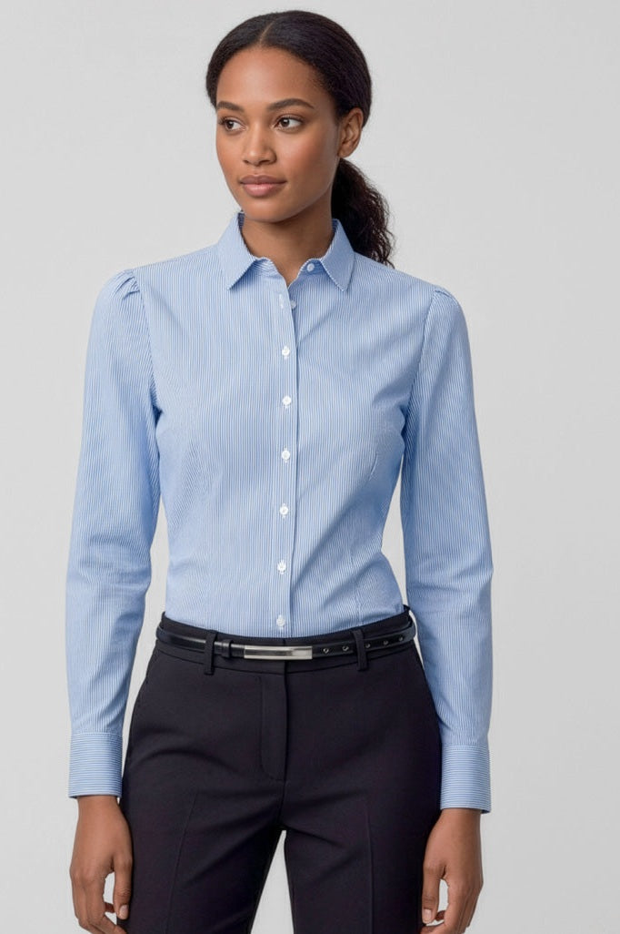  Biz Collection Ladies Euro Long Sleeve Shirt - S812LL | Biz Collection | Fashion Biz Online