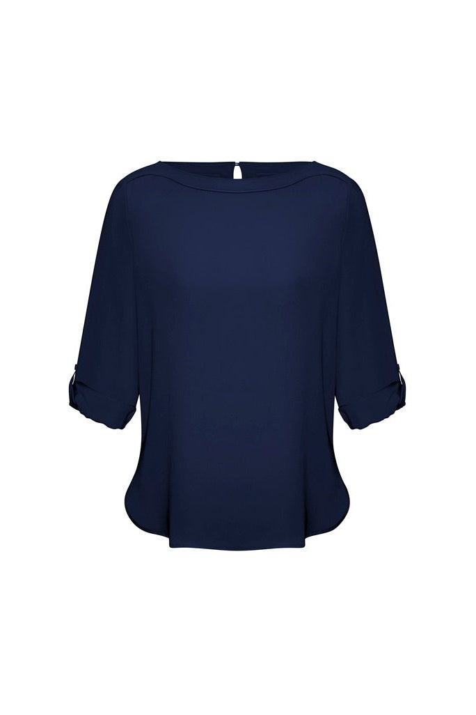  Biz Collection Ladies Madison Boatneck Blouse - S828LL | Biz Collection | Fashion Biz Online