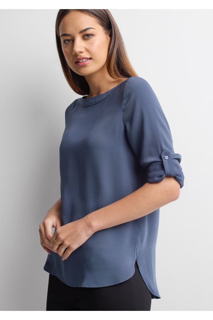  Biz Collection Ladies Madison Boatneck Blouse - S828LL | Biz Collection | Fashion Biz Online