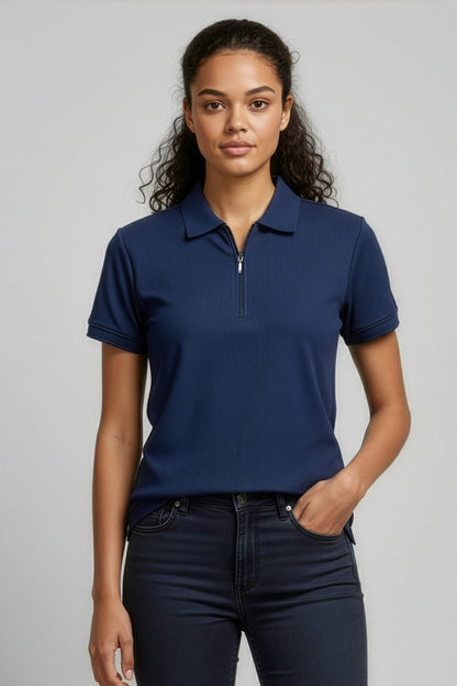  Biz Collection Ladies Micro Waffle Polo - P3325 | Biz Collection | Fashion Biz Online