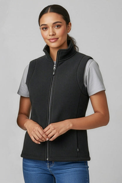  Biz Collection Ladies Plain Micro Fleece Vest - PF905 | Biz Collection | Fashion Biz Online