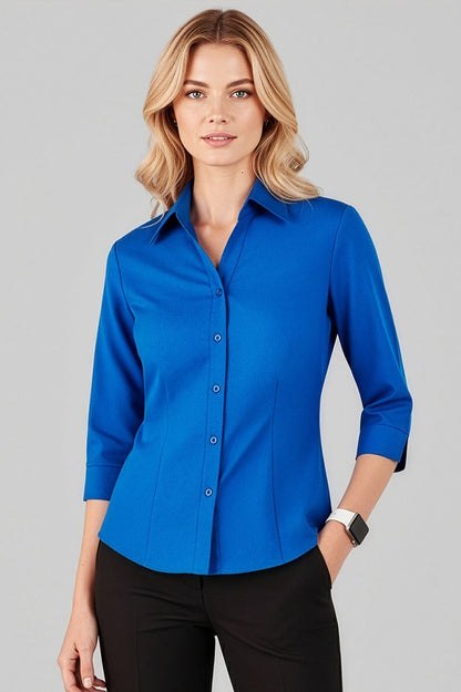  Biz Collection Ladies Plain Oasis 3/4 Sleeve Shirt - LB3600 | Biz Collection | Fashion Biz Online