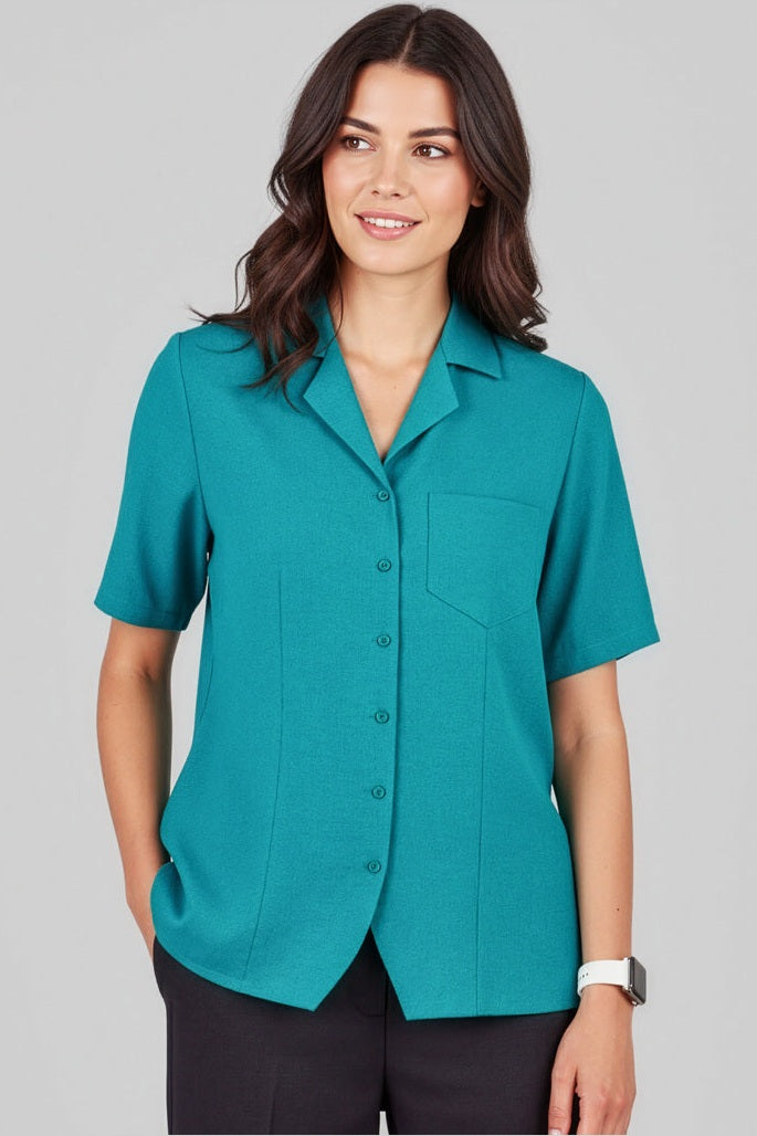 Biz Collection Ladies Plain Oasis Overblouse - S265LS | Biz Collection | Fashion Biz Online
