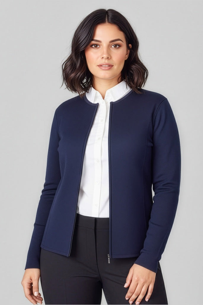  Biz Collection Ladies Two -Way Zip Cardigan - LC3505 | Biz Collection | Fashion Biz Online
