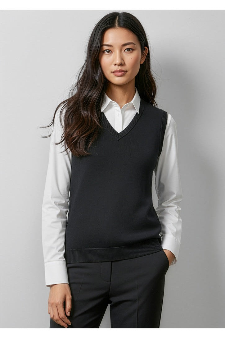  Biz Collection Ladies V-Neck Vest - LV3504 | Biz Collection | Fashion Biz Online