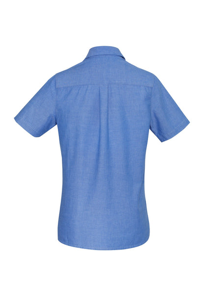  Biz Collection Ladies Wrinkle Free Chambray Short Sleeve - LB6200 | Biz Collection | Fashion Biz Online