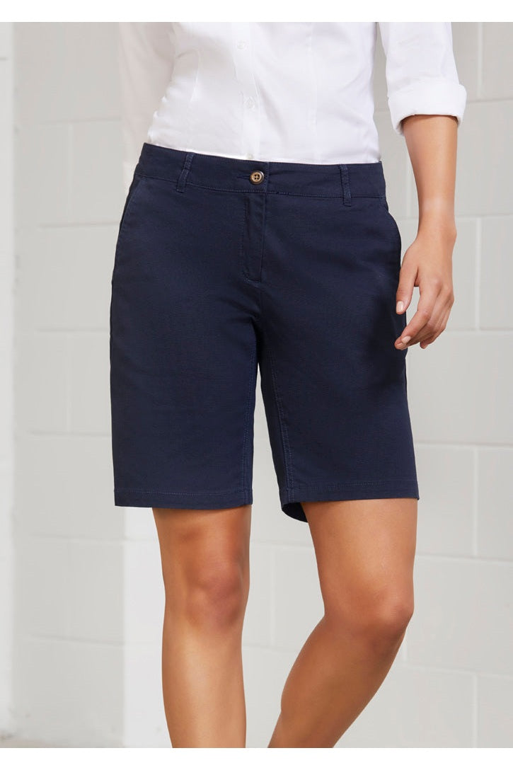  Biz Collection Lawson Ladies Chino Short - BS021L | Biz Collection | Fashion Biz Online