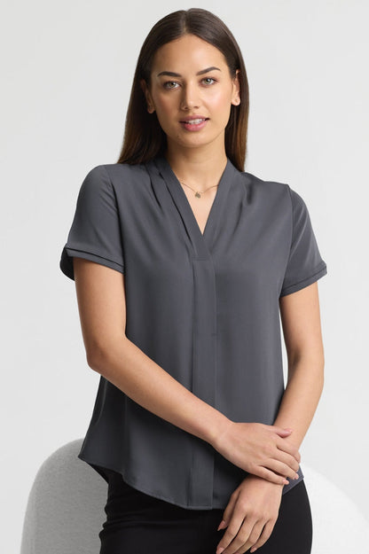  Biz Collection Madison Ladies Short Sleeve Blouse - S628LS | Biz Collection | Fashion Biz Online