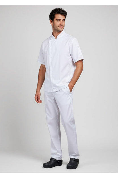  Biz Collection Mens Alfresco Short Sleeve Chef Jacket - CH330MS | Biz Collection | Fashion Biz Online