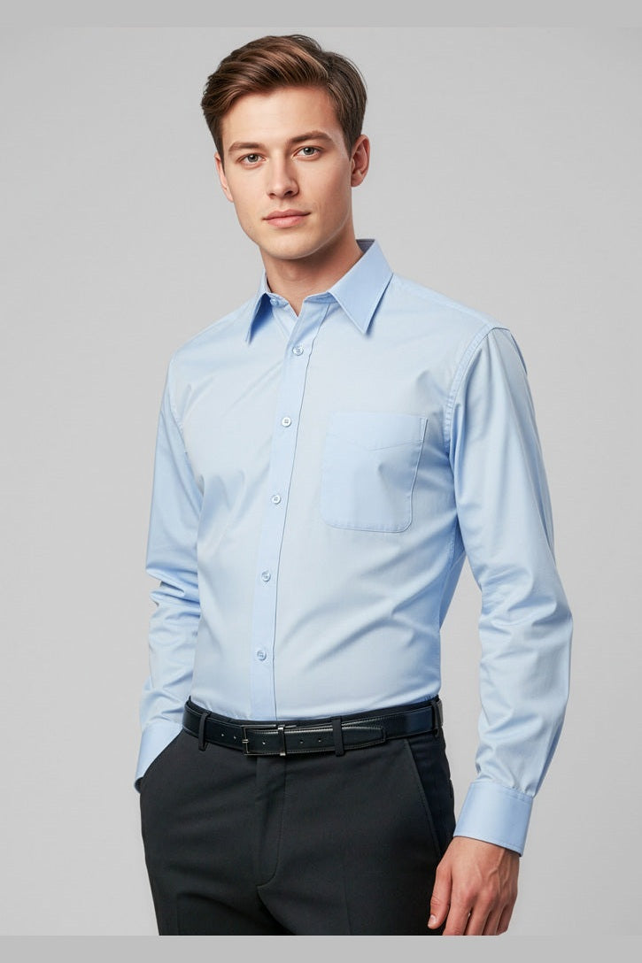  Biz Collection Mens Base Long Sleeve Shirt - S10510 | Biz Collection | Fashion Biz Online