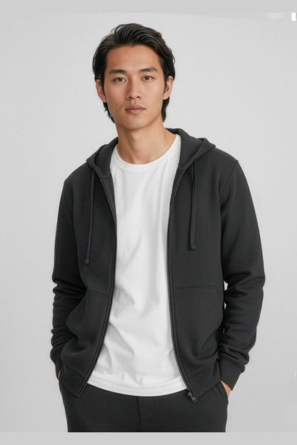  Biz Collection Mens Crew Zip Hoodie - SW762M | Biz Collection | Fashion Biz Online